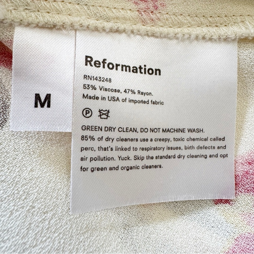Reformation Christianna Midi Floral Dress Medium - Picture 7 of 11